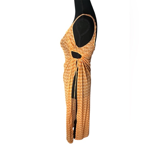 Dippin' Daisy's Orange Beachy Adjustable Swim Coverup Dress Sz M NEW! - Picture 4 of 7